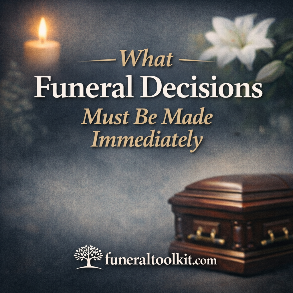 You are currently viewing What Funeral Decisions Must Be Made Immediately — and What Can Wait Safely