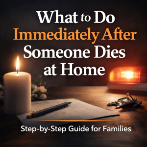 Read more about the article What to Do Immediately After Someone Dies at Home: A Clear Step‑by‑Step Guide for Families